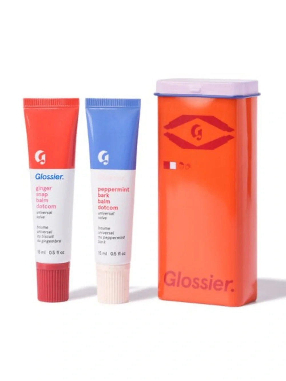 Glossier Sugar + Spice Balm Dotcom Duo - Peppermint Bark & Ginger Snap Lip BDC - Picture 9 of 9